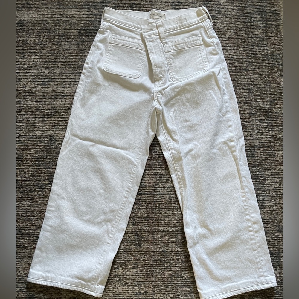 Madewell Perfect Vintage Wide-Leg Crop Jean Size 29